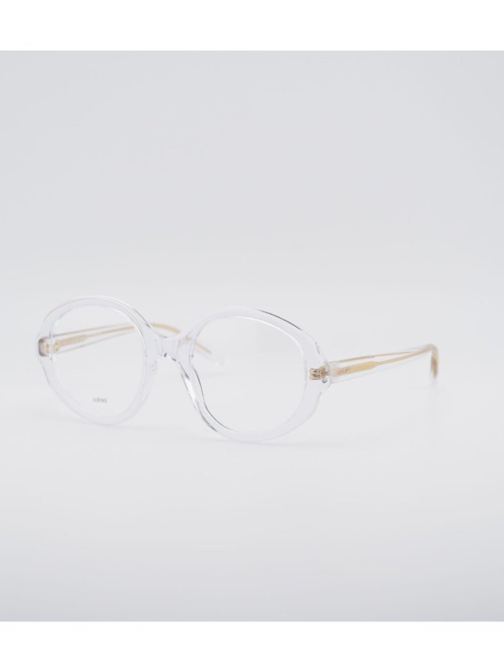 Loewe LW50077I 026 Eyeglasses Transparent 52mm Round Frame